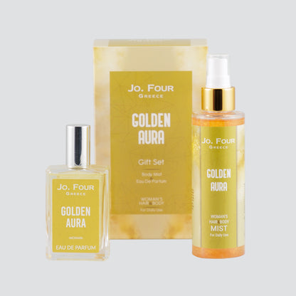 Jo.Four - Essential Gift Set Golden Aura - Eau de Parfum 50ml & Body Mist 150ml