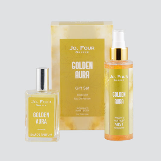Jo.Four - Essential Gift Set Golden Aura - Eau de Parfum 50ml & Body Mist 150ml