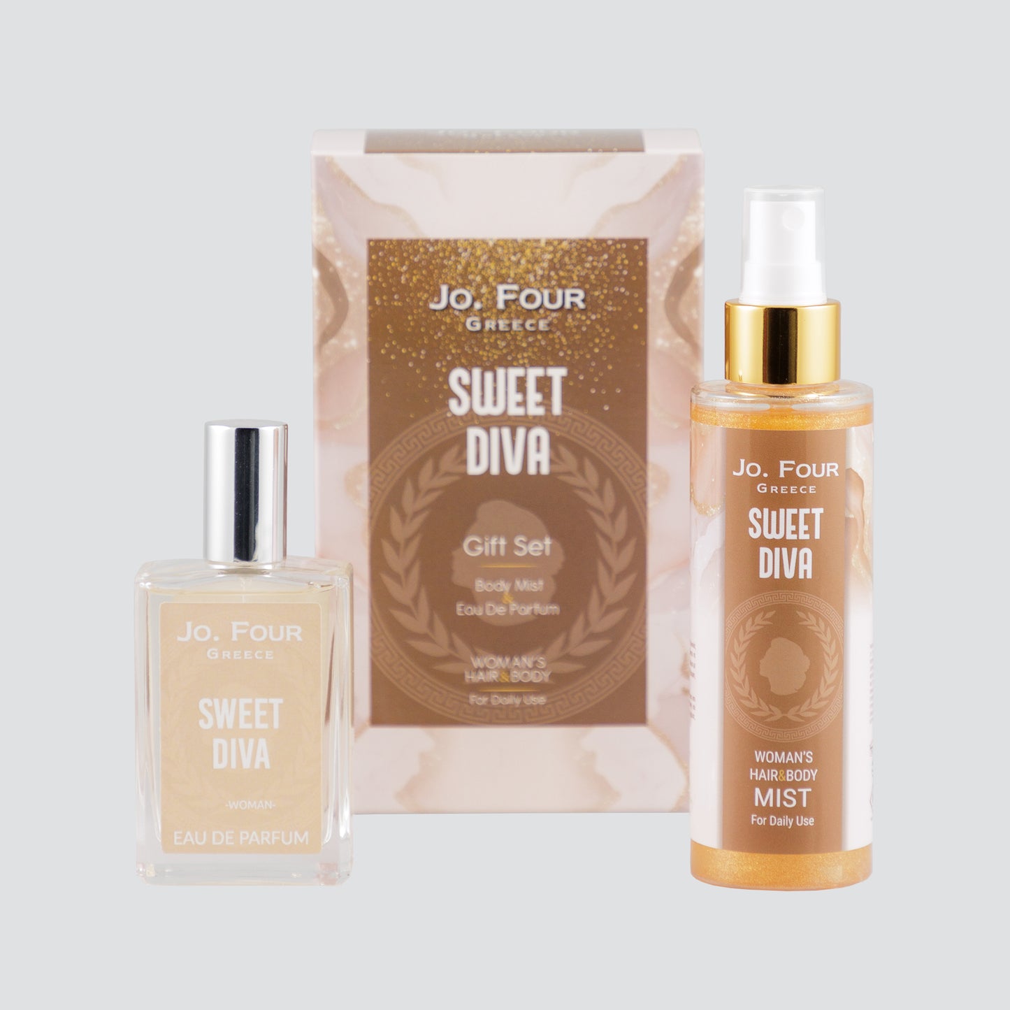 Jo.Four - Essential Gift Set Sweet Diva - Eau de Parfum 50ml & Body Mist 150ml