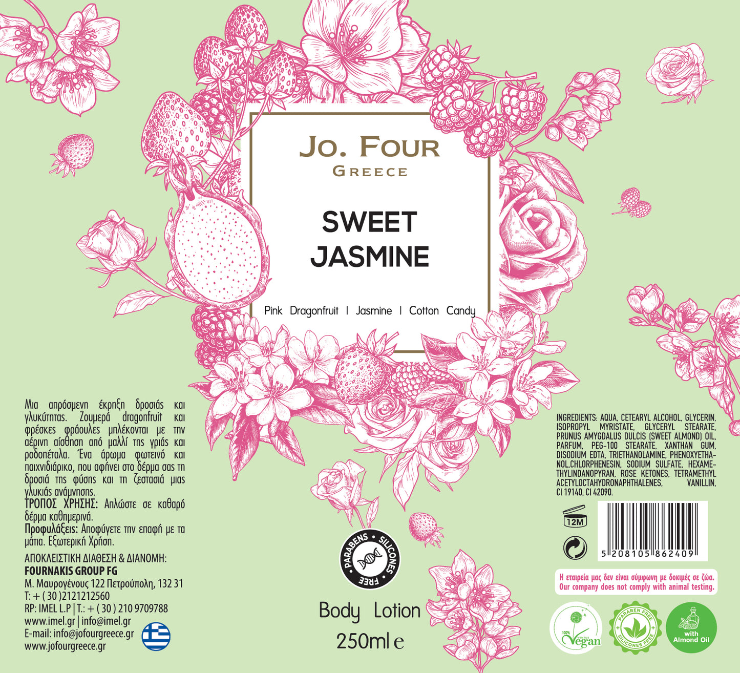 Jo.Four - Sweet Jasmine - Body Lotion - 250ml